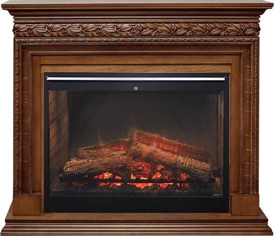 Электрокамин Dimplex Valletta - Орех (Ширина 1245 мм) с очагом Symphony 30'' DF3020-INT