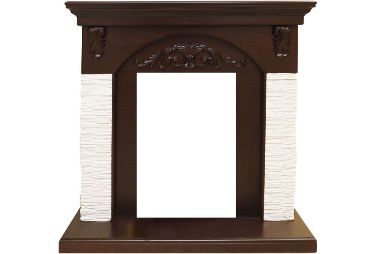 Dimplex Bern Сланец мелкий белый / Темный дуб