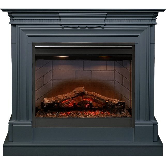 Электрокамин Dimplex Chelsea - Серый графит (Ширина 1150 мм) с очагом Symphony 26'' DF2608-INT