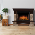 Портал Firelight Forte Wood 30 камень коричневый, шпон темный дуб 5