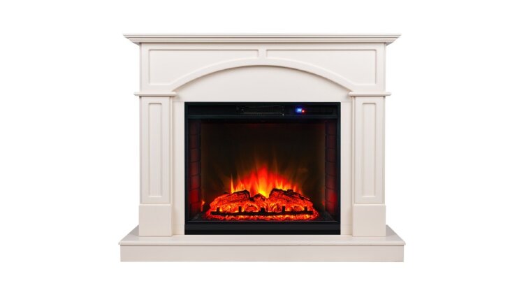 Камин электрический RealFlame Jacomo 25,5 WT с очагом Sparta 25,5
