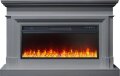 Электрокамин Royal Flame Coventry - Серый (Ширина 1400 мм) с очагом Vision 42 LED 1