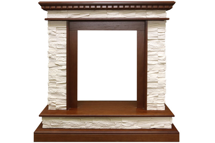 Dimplex Calgary под классический очаг сланец белый/дуб