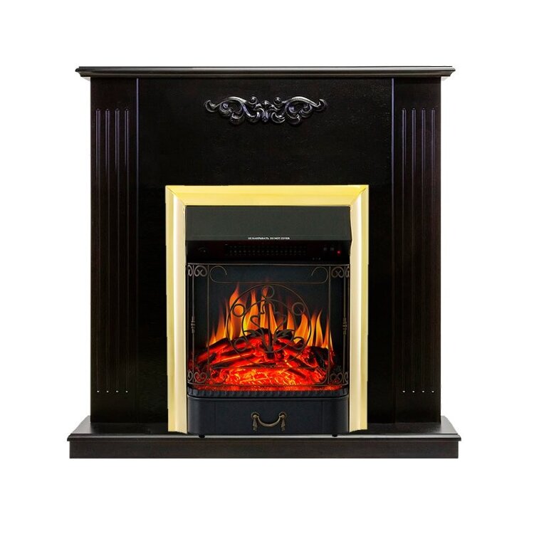 Электрокамин Royal Flame Lumsden - Венге с очагом Majestic FX Brass