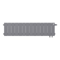 Royal Thermo PianoForte 200 VDR Silver Satin 14 секций радиатор 2