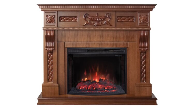 Камин электрический RealFlame Corsica Lux 25,5/26 NT с  очагом Evrika 25,5