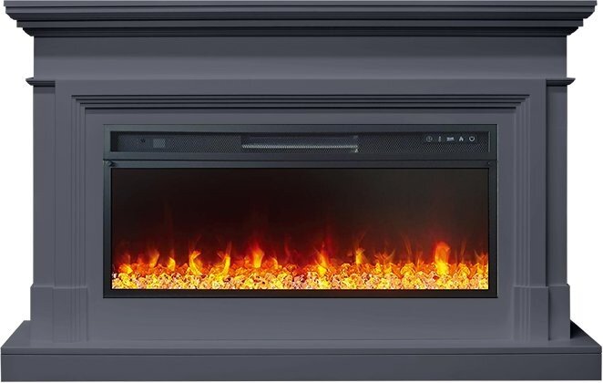 Электрокамин Royal Flame Coventry - Серый графит (Ширина 1400 мм) с очагом Vision 42 LED
