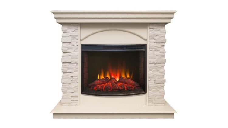 Камин электрический RealFlame Elford 25,5 WT с Evrika 25,5