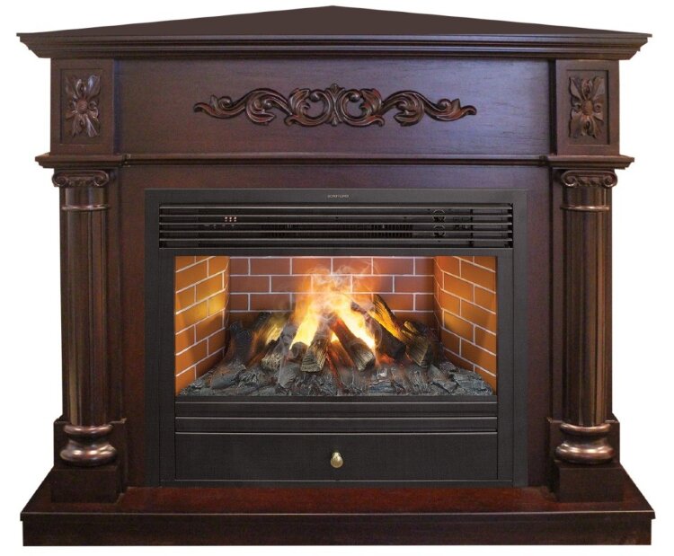 Камин электрический RealFlame Silvia Corner 26 AO c Novara 26 3D