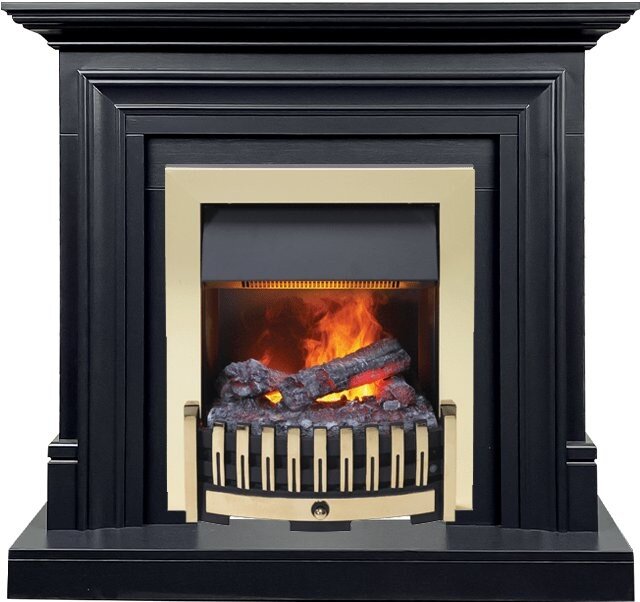 Электрокамин Dimplex Bradford - Серый графит с очагом Danville Brass FB2