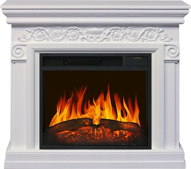 Электрокамин Royal Flame Athena - Белый с очагом Vision 23 LED FX