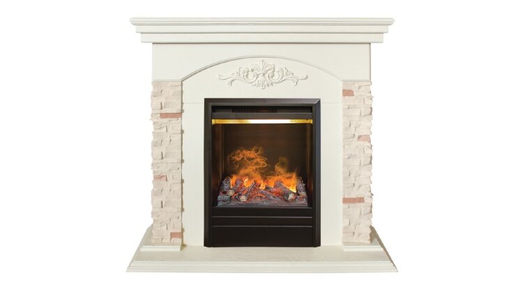 Камин электрический RealFlame Neapolis WT c очагом 3D Olympic