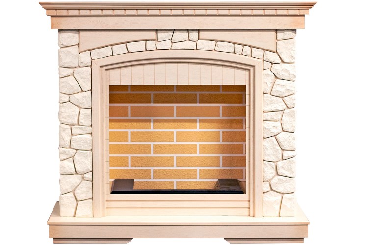 Dimplex Glasgow - Слоновая кость с патиной/Белый