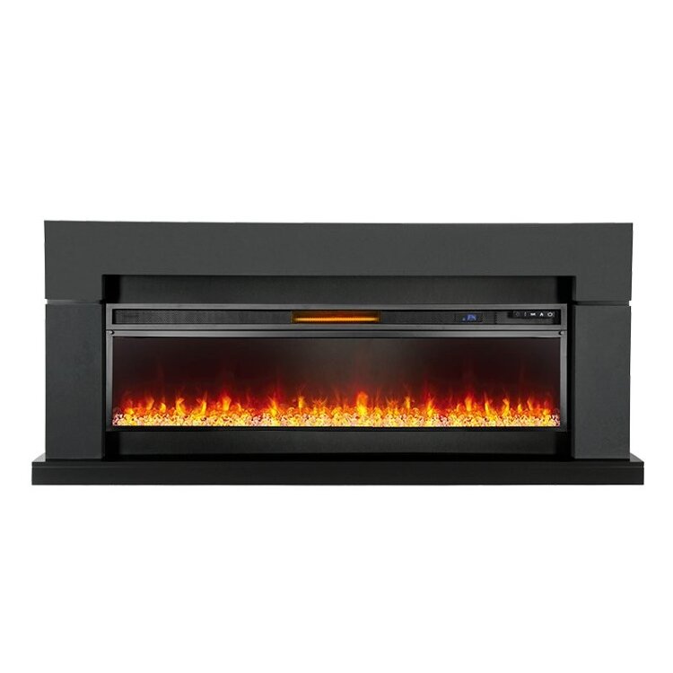 Электрокамин Royal Flame Lindos Graphite Grey (линейный) с очагом Vision 60 LED