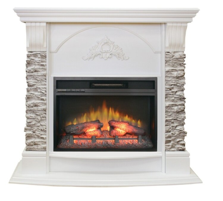 Камин электрический RealFlame Athena GR  WT c Eridan 24