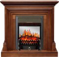 Электрокамин Royal Flame Bradford - Орех с очагом Fobos FX M Black 1