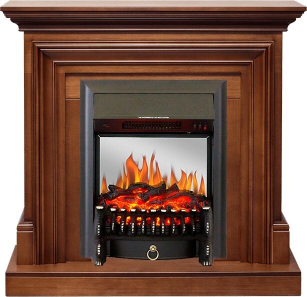 Электрокамин Royal Flame Bradford - Орех с очагом Fobos FX M Black