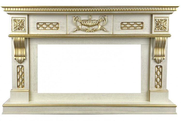 Royal Flame Corsica - Слоновая кость с патиной (Ширина 1500 мм)