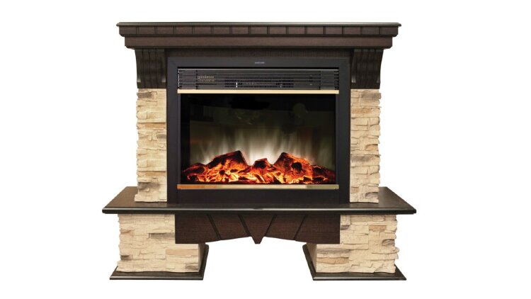 Камин электрический RealFlame Rockland 26 AO с Moonblaze Lux BR S