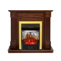 Электрокамин Royal Flame Boston - Темный дуб (Высота 925см) с очагом Majestic FX M Brass 1