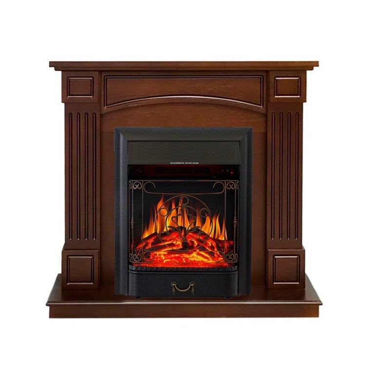 Электрокамин Royal Flame Boston - Темный дуб (Высота 925см) с очагом Majestic FX Black