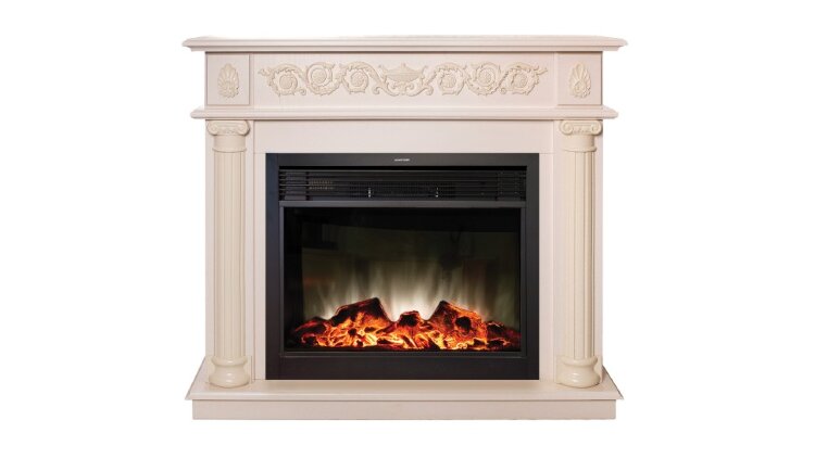 Камин электрический RealFlame Attica 26 WT c MoonBlaze S LUX BL