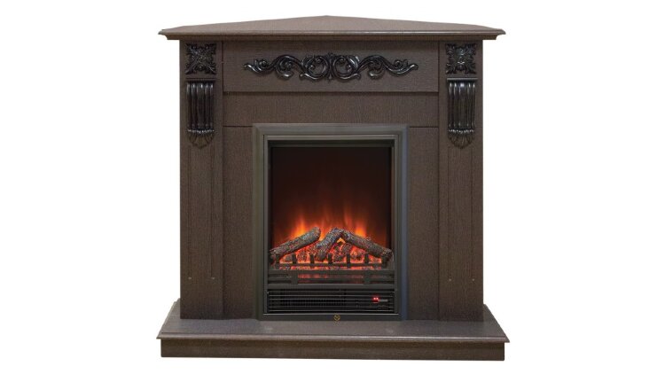 Камин электрический RealFlame Dominica Corner DN с очагом Eugene