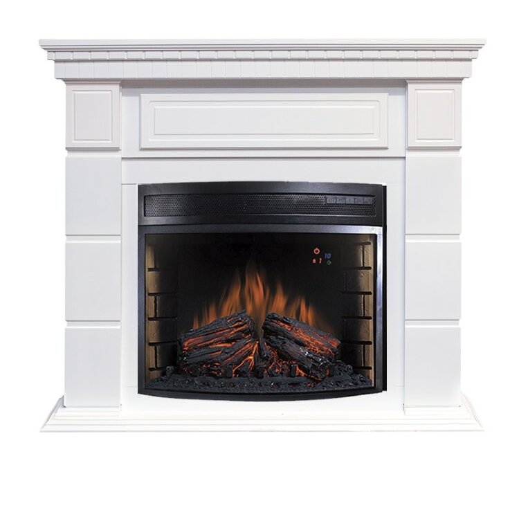 Электрокамин Royal Flame Portland - Белый с очагом Dioramic 28 LED FX