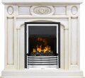 Электрокамин Dimplex Florence - Слоновая кость с патиной с очагом Flagstaff 1