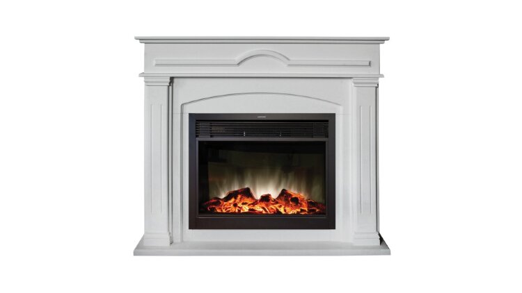 Камин электрический RealFlame Mirra 26 WT с очагом MoonBlaze Lux BL S