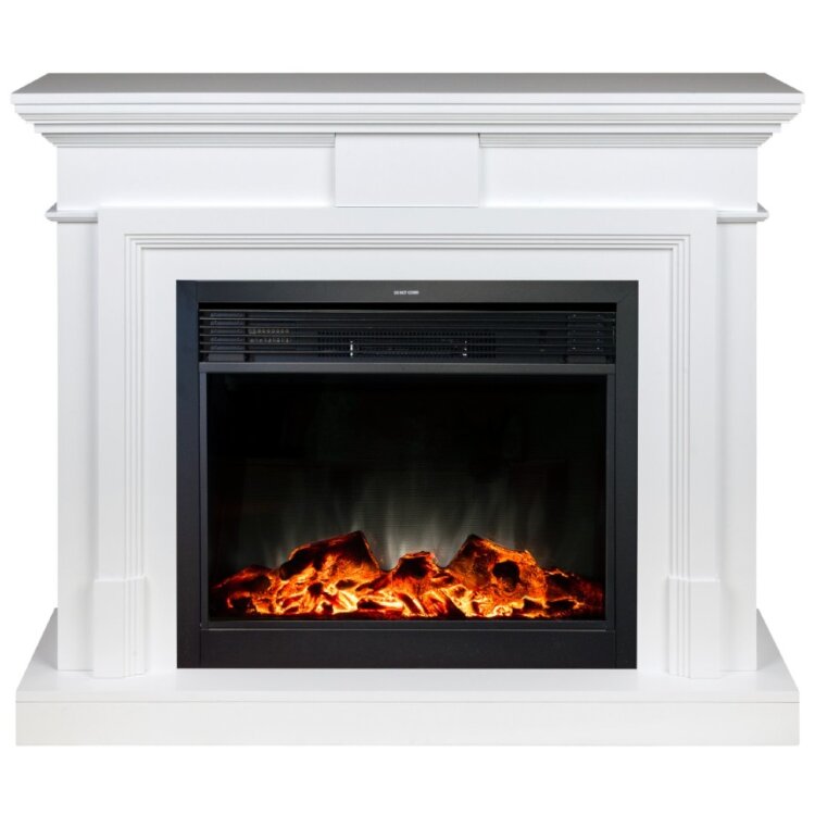 Камин электрический RealFlame Marco 26 WT с очагом MoonBlaze Lux BL S