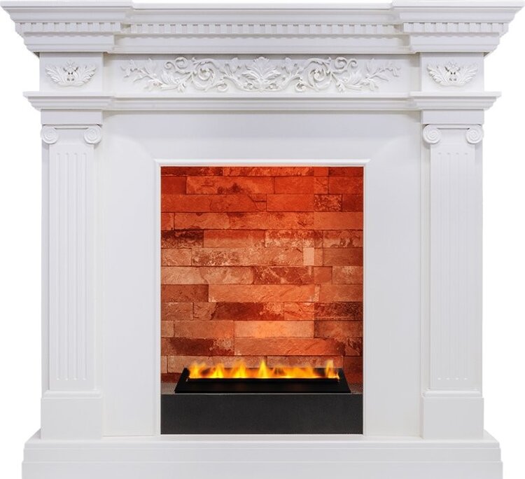 Электрокамин Dimplex Amalfi - Белый дуб с очагом Cassette 400 LNH-INT PS (без дров)