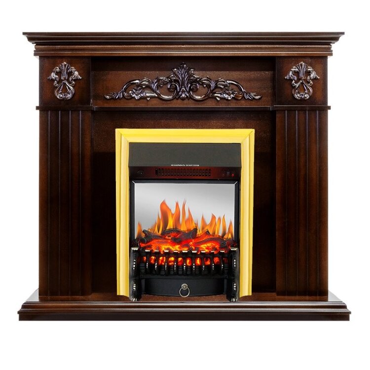 Электрокамин Royal Flame Provence - Коньяк с очагом Fobos FX M Brass