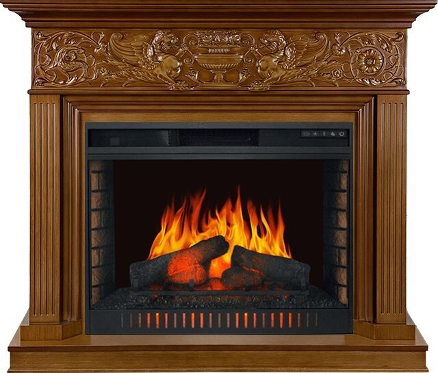 Электрокамин Royal Flame Palace - Орех с очагом Vision 30 EF LED FX