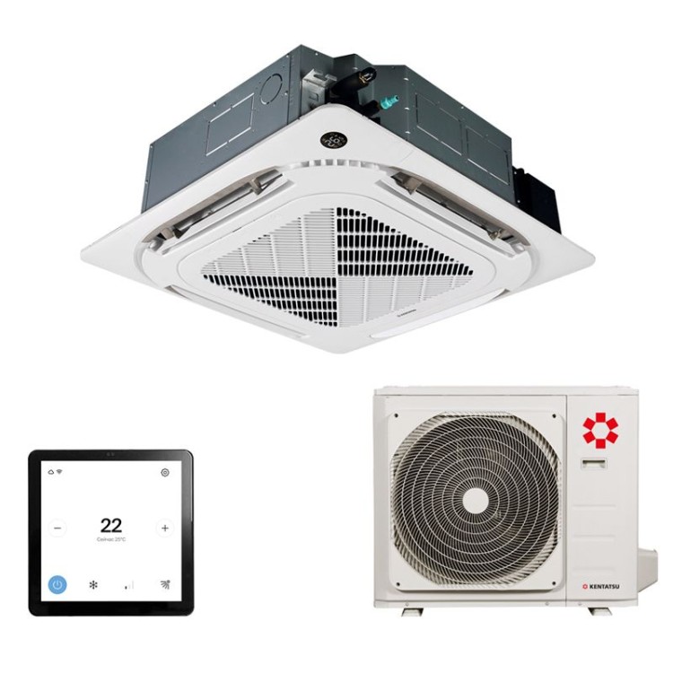 Kentatsu KSVB105HZRN1W/KSUNB105HZRN1/KPU95-DR кондиционер кассетный