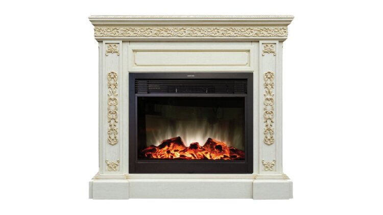 Камин электрический RealFlame Ekaterina WT с Moonblaze LUX BL 2