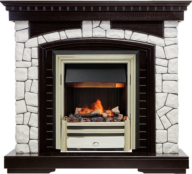 Электрокамин Dimplex Glasgow - Венге / Белый с очагом Cavendish