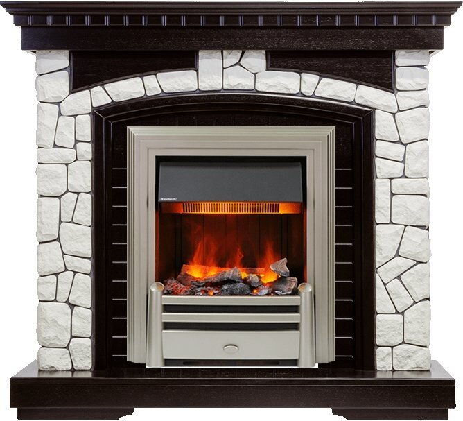 Электрокамин Dimplex Glasgow - Венге / Белый с очагом Chesford