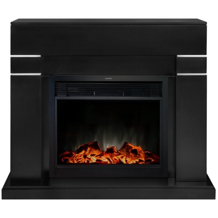 Камин электрический RealFlame Lindelse 26 BL с очагом MoonBlaze Lux BL S