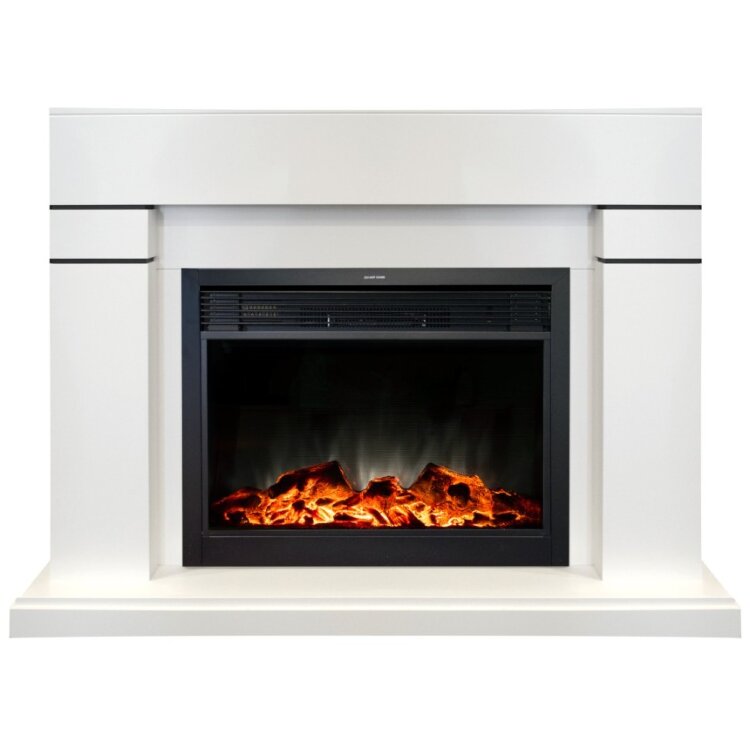 Камин электрический RealFlame Lindelse 26 WT с очагом MoonBlaze Lux S