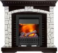 Электрокамин Dimplex Glasgow - Венге / Белый с очагом Danville Black FB2 1