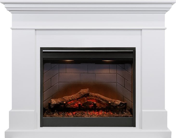 Электрокамин Dimplex California - Алебастр (Высота 1005мм) с очагом Symphony 26'' DF2608-INT