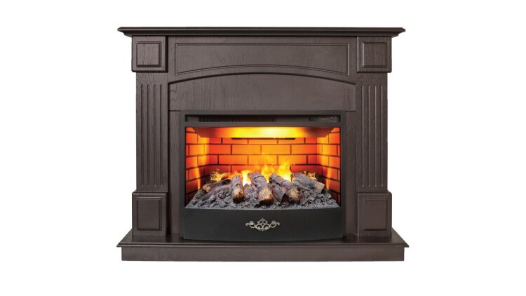 Камин электрический RealFlame Carolina 25,5 DN c очагом FireStar 25,5 3D