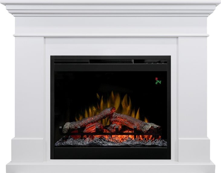 Электрокамин Dimplex California - Алебастр (Высота 1005мм) с очагом Symphony 26'' DF2624-L