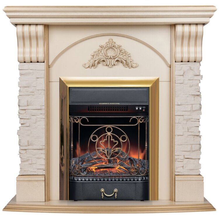 Камин электрический RealFlame Athena WT с Majestic Lux BR S