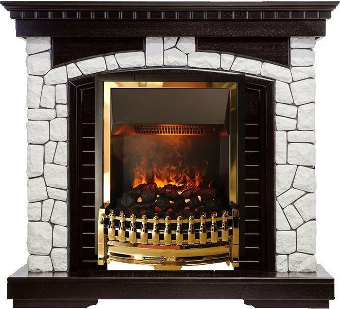 Электрокамин Dimplex Glasgow - Венге / Белый с очагом Atherton