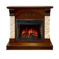 Электрокамин Royal Flame Prague - Темный дуб/Сланец бежевый с очагом Dioramic 25 LED FX 1