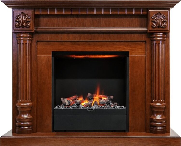Электрокамин Dimplex Edinburg - Орех с очагом Albany