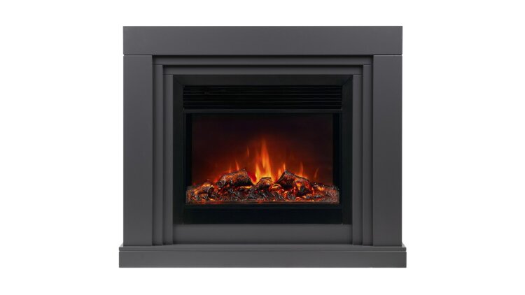 Камин электрический RealFlame Stanley 26 GR с очагом MoonBlaze BL Lux S