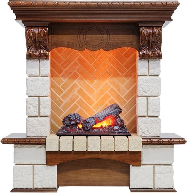 Электрокамин Dimplex Pierre Luxe - Дуб / Шампань с очагом Cassette 400 NH